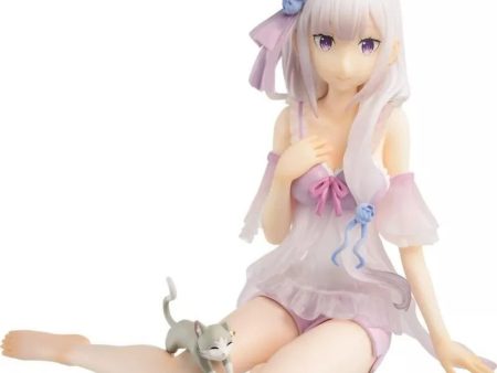 BANDAI Ichiban Kuji Re Zero Slumber Party Emilia Prize B Figure JAPAN OFFICIAL For Discount