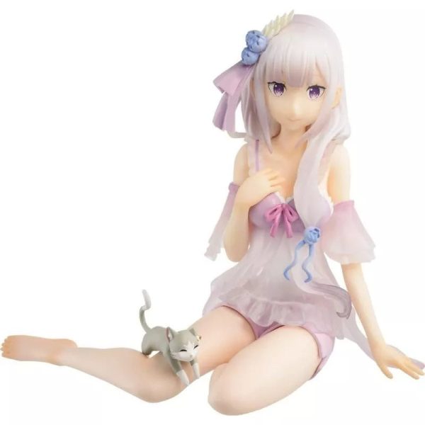 BANDAI Ichiban Kuji Re Zero Slumber Party Emilia Prize B Figure JAPAN OFFICIAL For Discount