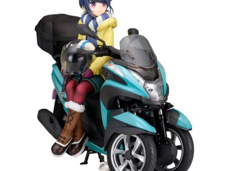 Alter Yuru Camp Rin Shima with Three wheeled Motorcycle 1 10 Figure JAPAN For Discount