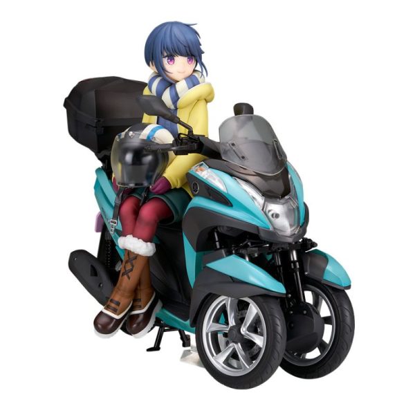 Alter Yuru Camp Rin Shima with Three wheeled Motorcycle 1 10 Figure JAPAN For Discount