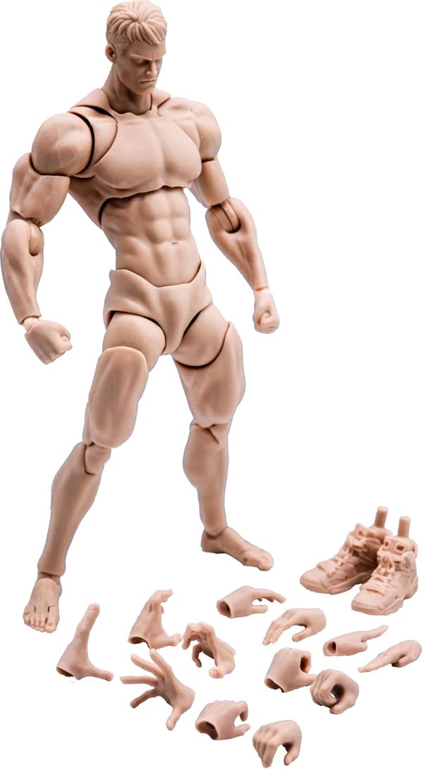 WIND TOYS Super Posable Figure Male Body White 1 12 Action Figure JAPAN OFFICIAL Sale