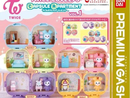 BANDAI TWICE LOVELYS Capsule Apartment vol.1 Complete Set Figure Capsule Toy Fashion