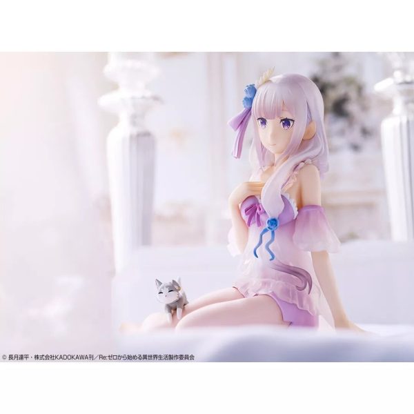 BANDAI Ichiban Kuji Re Zero Slumber Party Emilia Prize B Figure JAPAN OFFICIAL For Discount