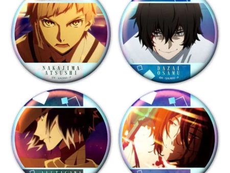 Bungo Stray Dogs Aurora Tin Badge Complete Set JAPAN OFFICIAL Supply