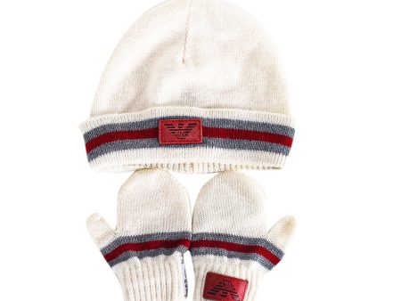 Armani Beanie & Mittens O S (36cm) Hot on Sale