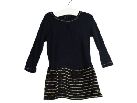 Petit Bateau Long Sleeve Dress 18M Online Sale