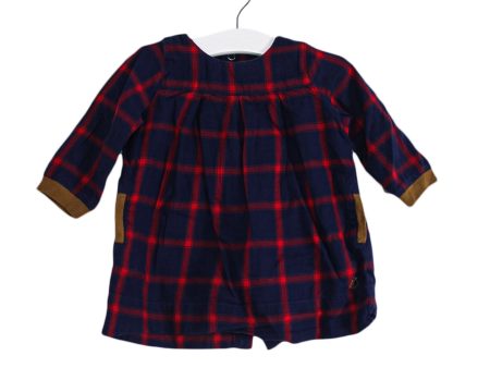 Petit Bateau Long Sleeve Dress 6M Online Sale