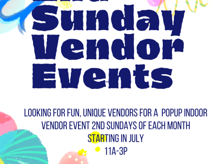 2nd Sundays Vendor Event Online now